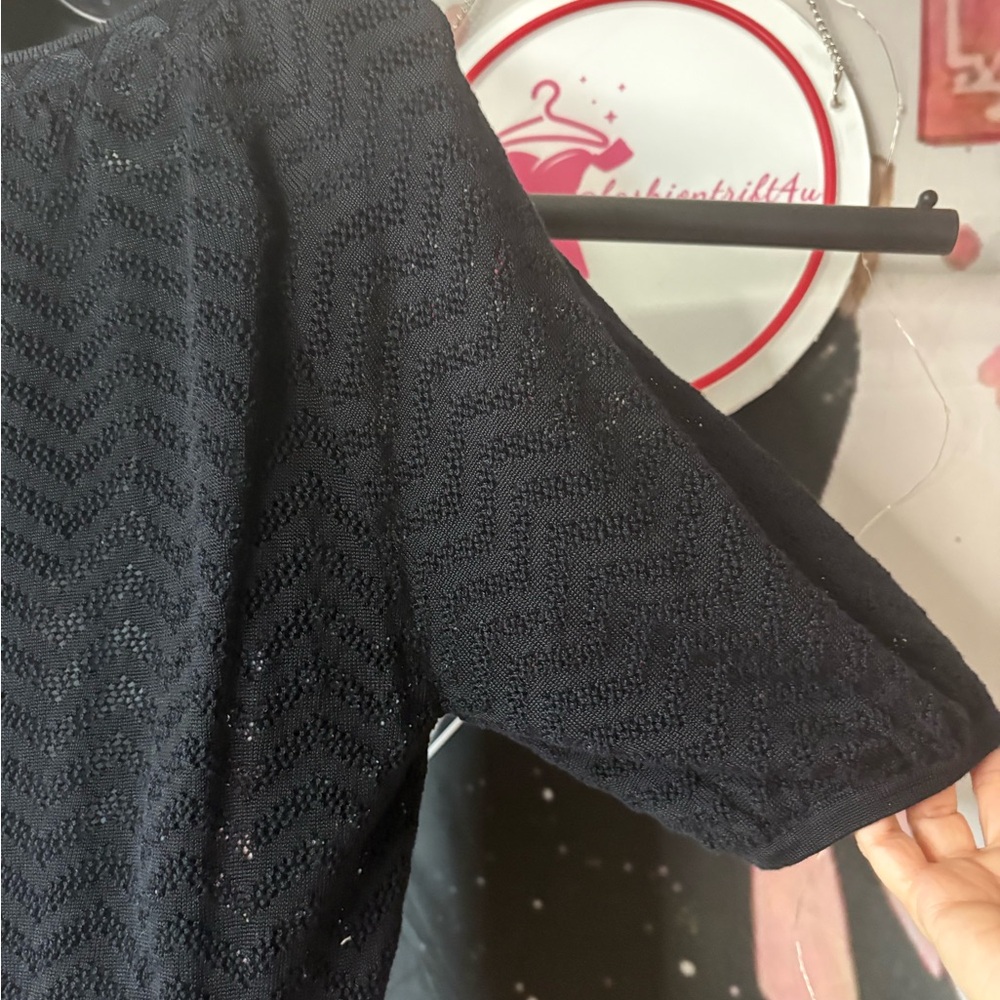 🖤 Style & Co–Style Knit Button-Front Top - Picture 8 of 10